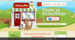 Desktop Screenshot of animalshop.cz